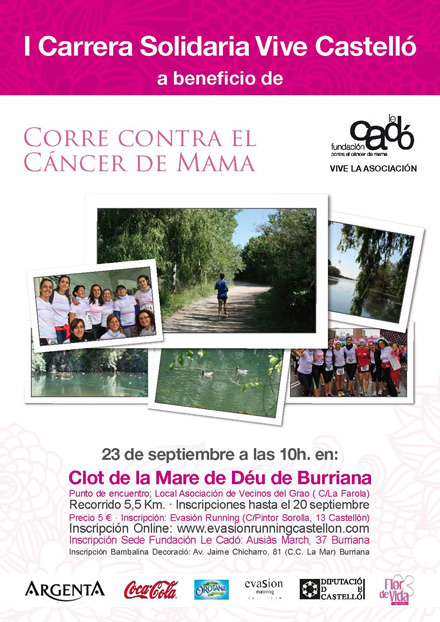 I Carrera solidaria Vive Castelló a beneficio de la Fundación LeCadó
