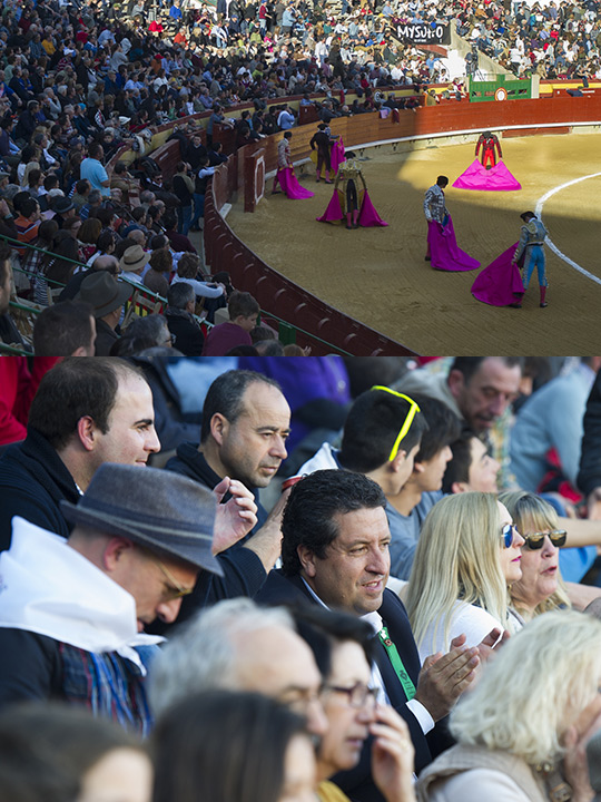 Clase práctica en la novillada de la Feria de Magdalena