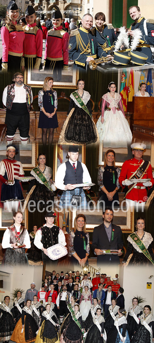 Recepción a las bandas de música participantes en el FAMM Recepción a las bandas de música participantes en el FAMM