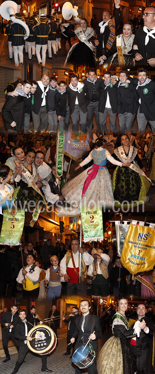 Desfile final de fiestas de la Magdalena