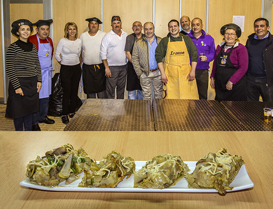 La Cafetería Iranzo ganadora del concurso de tapas de alcachofa Enrique Querol