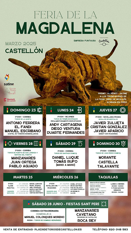 Feria Taurina de la Magdalena 2025