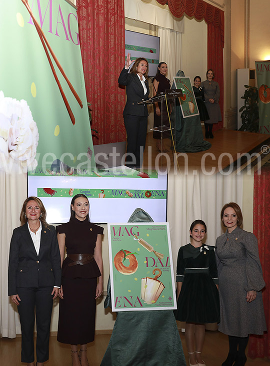 El Ayuntamiento de Castellón presenta el cartel anunciador de la Magdalena 2025, bajo el lema “Fira i Festes de la Gent” obra de Joanrojeski estudi creatiu 