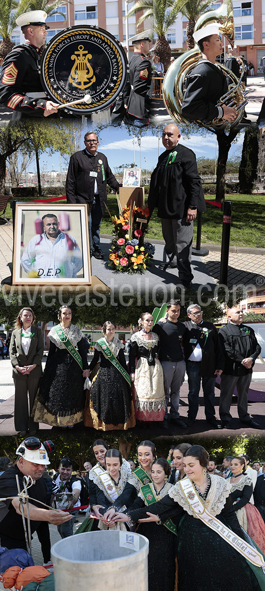 Hermanos Sirvent dispara la sexta mascletà XXIX Concurs de Mascletaes “Ciutat de Castelló” que sirve de homenaje al fallecido Pedro Luis Sirvent