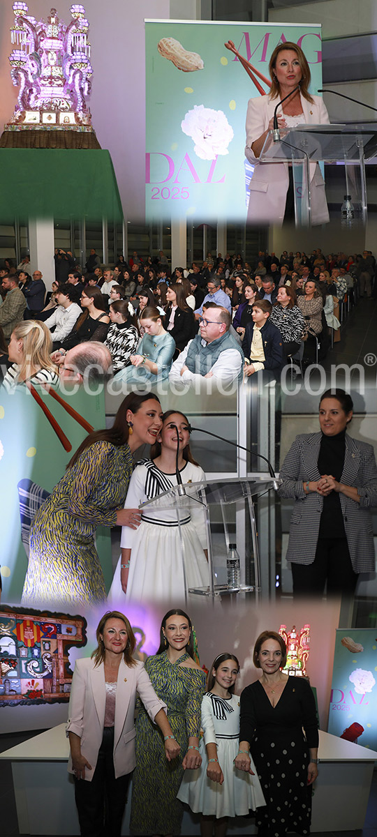 La alcaldesa de Castellón entrega la pulsera de la Magdalena 2025 a las Reinas de las Fiestas, Damas de la Ciudad y representantes de los colectivos festeros