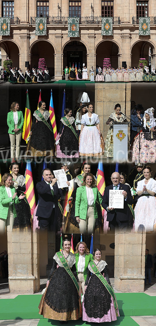 La Banda Municipal de Castellón, Els de la Fileta y José Manuel Medall reciben los Fadrins Honorífics de la Magdalena 2025