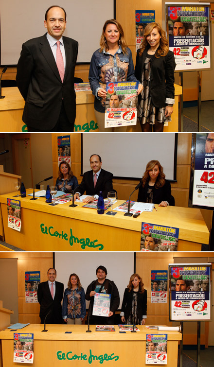 presentación del III Maratón Fotográfico Castellón en El Corte Inglés