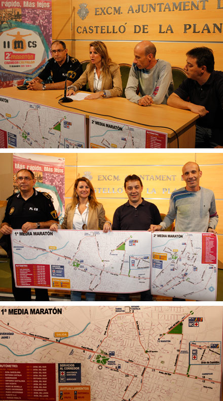 El II Maratón Internacional “Ciudad de Castellón” nuevo recorrido El II Maratón Internacional “Ciudad de Castellón” nuevo recorrido