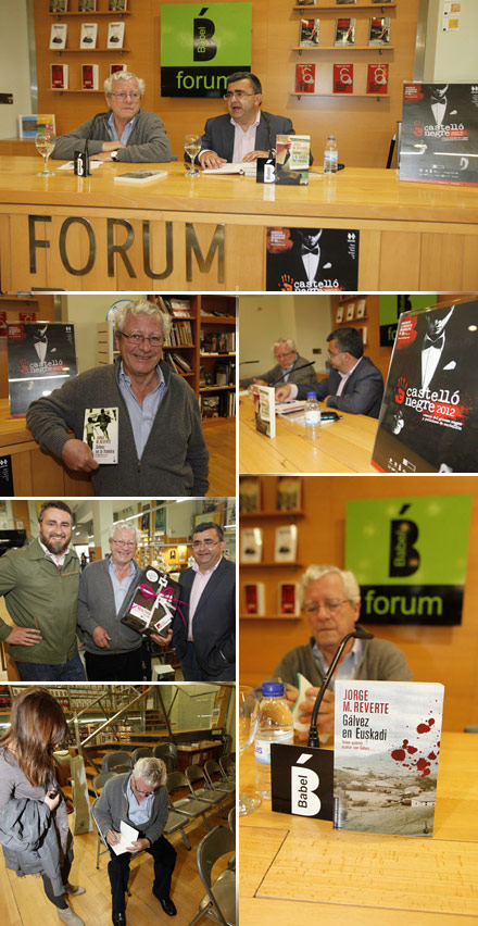 Presentación de la última novela de Martínez Reverte en Babel Presentación de la última novela de Martínez Reverte en Babel
