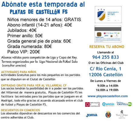 playas de castellon abonate