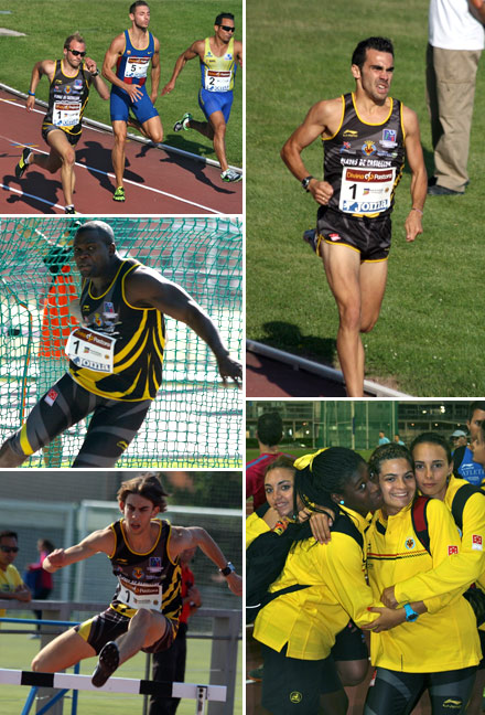 el playas campeonato de España de atletismo en malaga