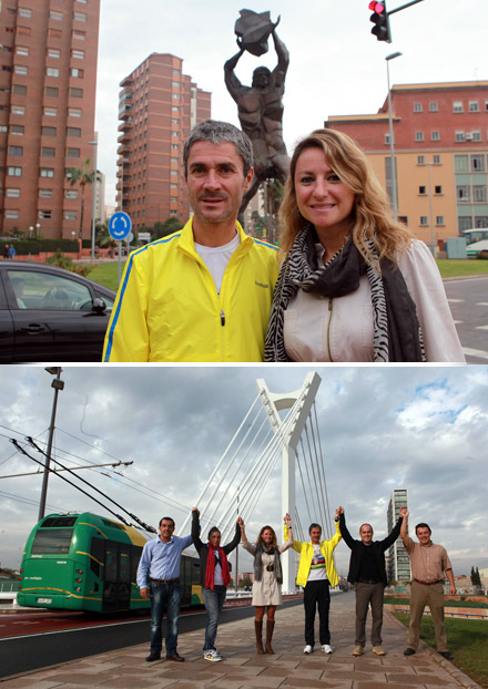 revisión del recorrido del III Maratón Internacional Ciudad de Castellón revisión del recorrido del III Maratón Internacional Ciudad de Castellón