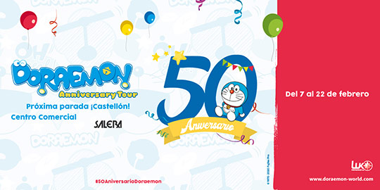 Doraemon celebra su 50 aniversario en Salera