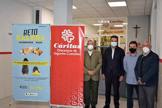 El C.C Salera dona 5.000 kg de alimentos al comedor social de Cáritas Diocesana de Segorbe-Castellón 