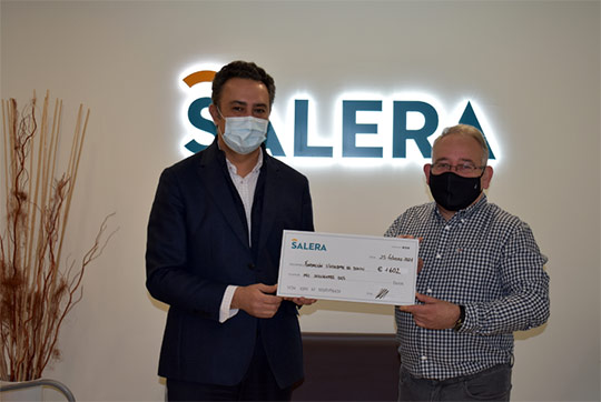 El C.C Salera dona 1.602€ a la Fundación Síndrome de Down de Castellón 