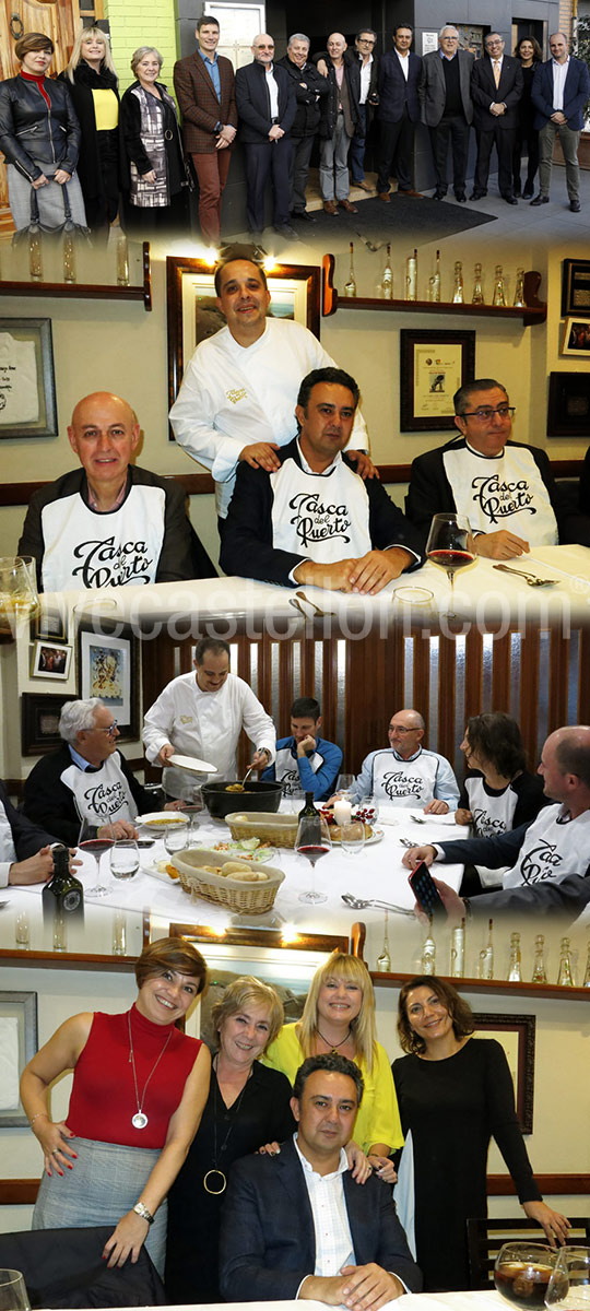 Comida navideña del Centro Comercial Salera con medios de Castellón