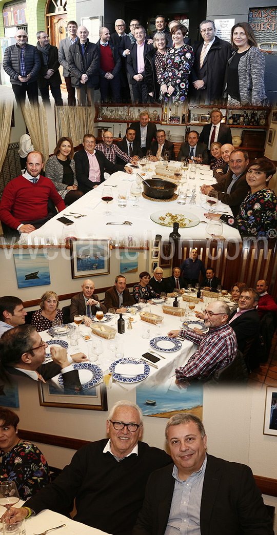 Encuentro navideño del Centro Comercial Salera con medios de Castellón