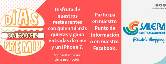 Días con sabor a premio en Centro Comercial Salera