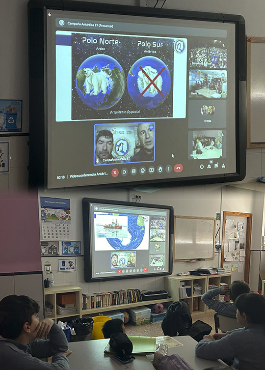 Colegio San Cristóbal conecta con la Antártida en una iniciativa educativa pionera  
