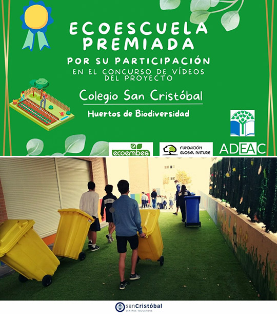 Colegio San Cristóbal logra la "Bandera Verde" de Ecoescuelas Colegio San Cristóbal logra la "Bandera Verde" de Ecoescuelas