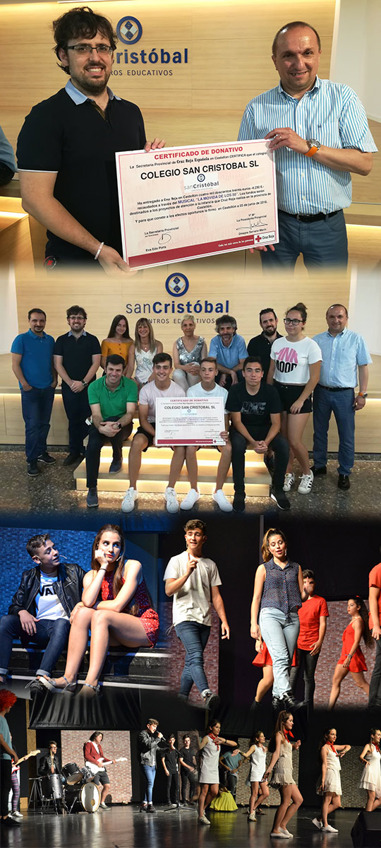 El colegio San Cristóbal dona 4.320 euros para los proyectos infantiles de Cruz Roja Castellón 