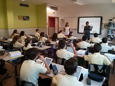 El colegio San Cristóbal, a pleno rendimiento