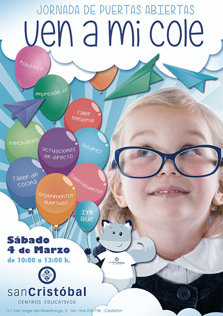 El colegio San Cristóbal celebrará su jornada de puertas abiertas El colegio San Cristóbal celebrará su jornada de puertas abiertas