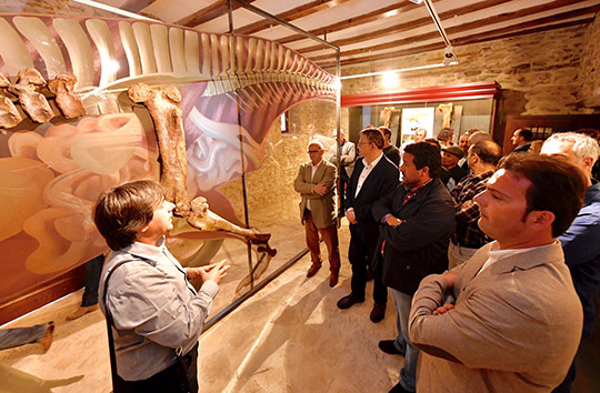 Inauguración de Dinomania en el Palau dels Sant Joans de Cinctorres Inauguración de Dinomania en el Palau dels Sant Joans de Cinctorres