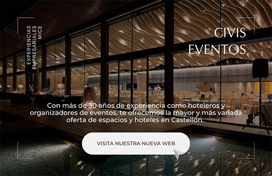 Civis eventos presenta su nueva web