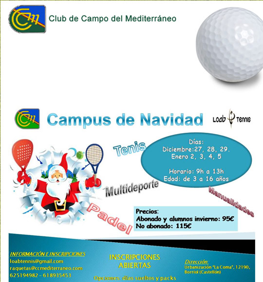 Castellón, Club de Campo Mediterráneo, Borriol