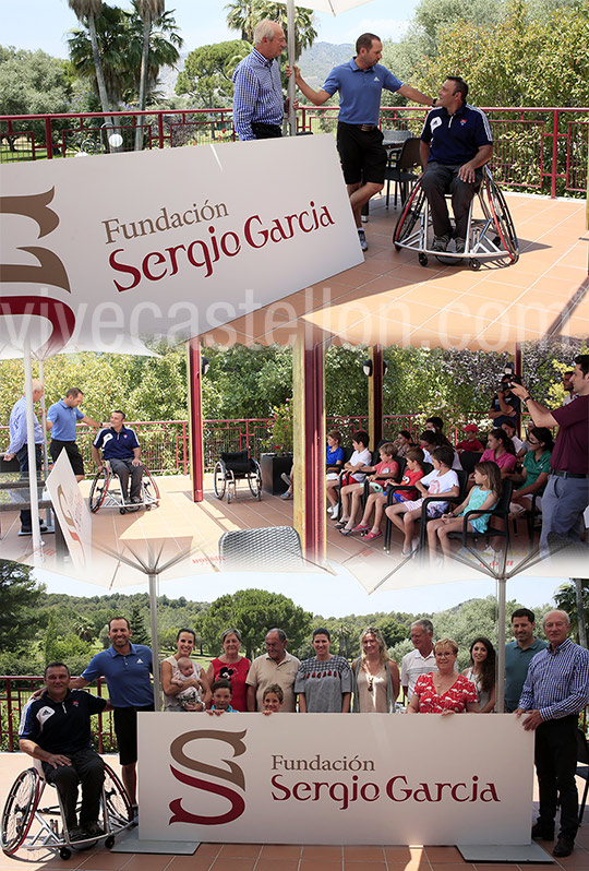 La Fundación Sergio García dona una silla de ruedas deportiva a Pedro Gil Albalat