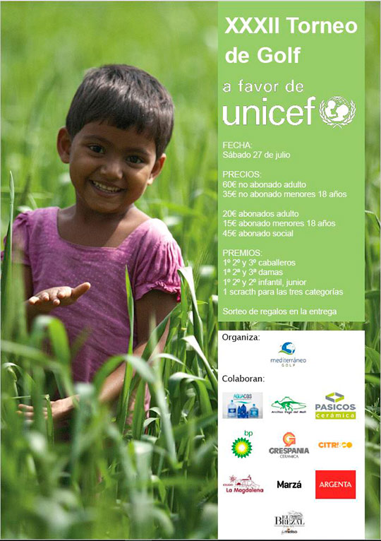 UNICEF en Mediterráneo Golf