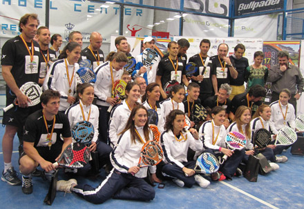 Juan Romagosa y Paula Eyheraguibel campeones de España de pádel Juan Romagosa y Paula Eyheraguibel campeones de España de pádel