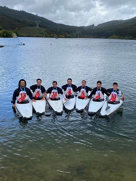 Plata del equipo absoluto de Kayak-Polo en Pontevedra Plata del equipo absoluto de Kayak-Polo en Pontevedra