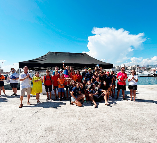 El equipo de Kayak de Mar del RCN Castellón logra cuatro pódiums
