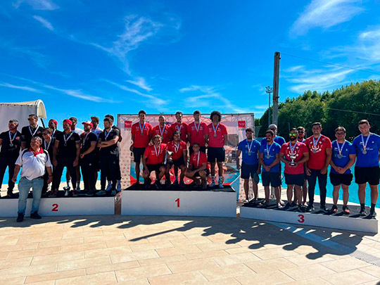 El equipo absoluto de Kayak-Polo campeón de España