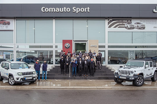 Comauto Sport recibe el galardón de FCA al mejor concesionario Jeep de 2.020 en España