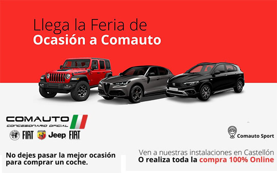 Feria del vehículo de ocasión en Comauto Sport Castellón