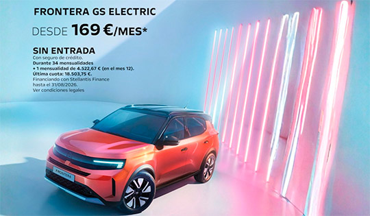 ¡Descubre el Opel Frontera GS Electric en Comauto Sport! ¡Descubre el Opel Frontera GS Electric en Comauto Sport!