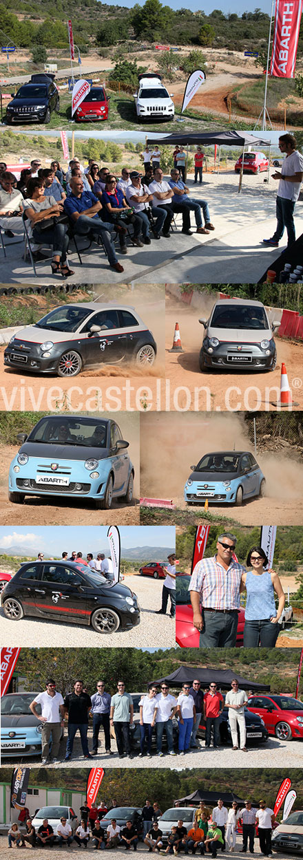 Clientes de Comauto participaron el sábado en la primera edición de la Abarth Experience Castellón