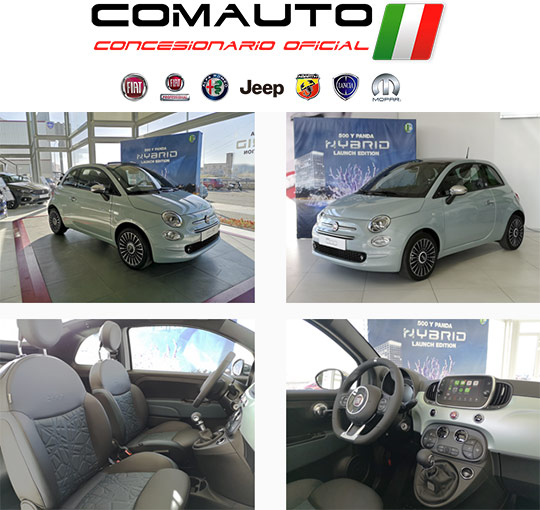 Comauto Sport presenta durante los días 12 y 13 de marzo el nuevo Fiat 500 Hybrid