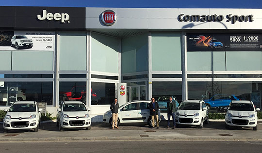 Comauto Sport entrega a Montgas una flota Fiat con carburante GNC Comauto Sport entrega a Montgas una flota Fiat con carburante GNC