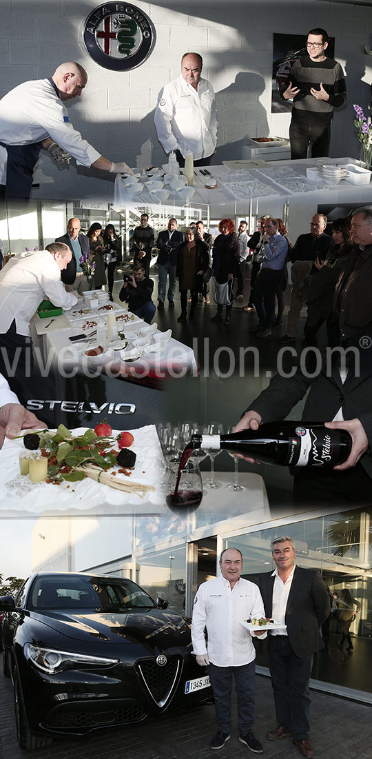 Miguel Barrera presenta Stelvio, un nuevo plato que lleva el nombre del primer SUV de Alfa Romeo Miguel Barrera presenta Stelvio, un nuevo plato que lleva el nombre del primer SUV de Alfa Romeo