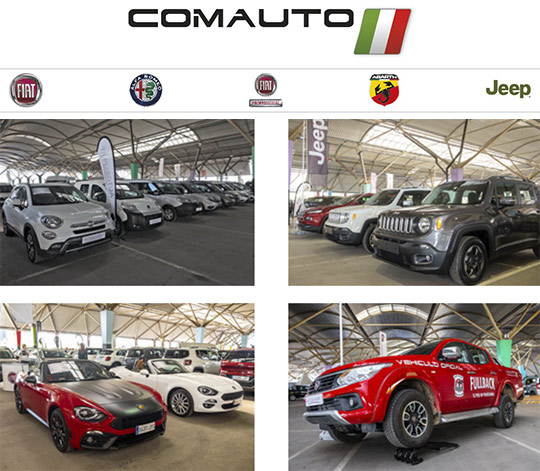 Comauto estará presente en Motorocasión Castellón con una selección de modelos de las marcas del grupo Fiat 
