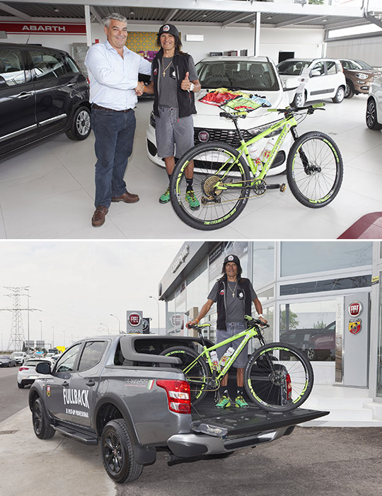 Comauto renueva el patrocinio de la Gigante de Piedra y el Fiat Fullback será un año más el coche oficial de la carrera