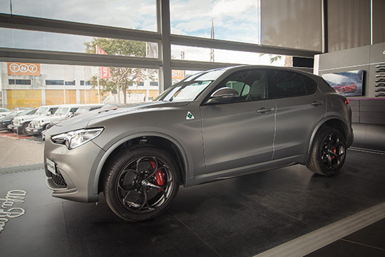 Comauto Sport exhibe en sus instalaciones un exclusivo Alfa Romeo Stelvio Quadrifoglio Nürburgring