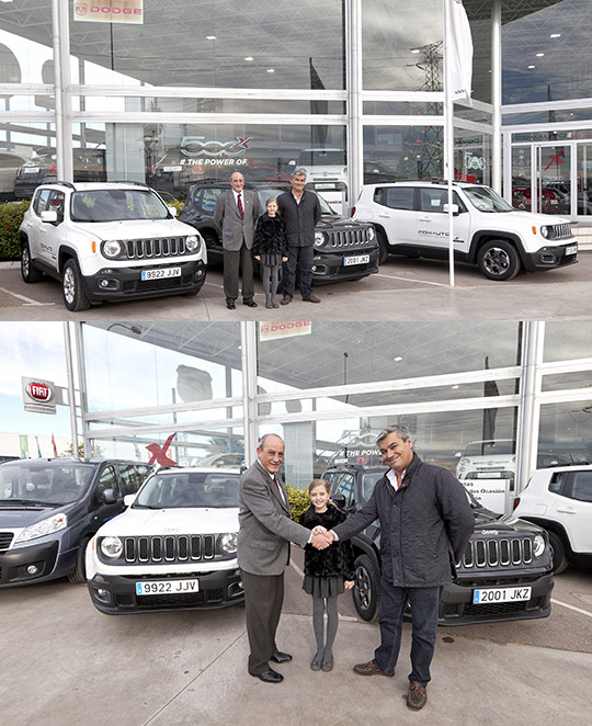 Comauto cede una flota de Jeep Renegade a los Reyes Magos de Oriente