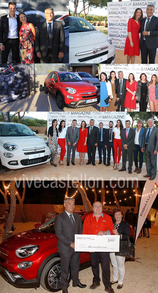 El nuevo Fiat 500X de Comauto, protagonista de la fiesta de presentación de la revista And Magazine   