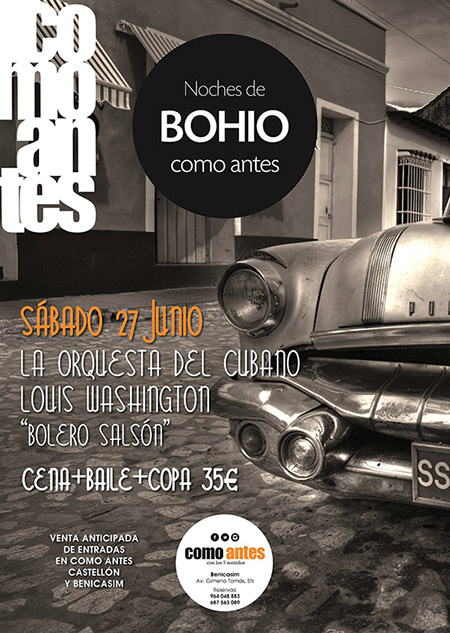 La orquesta del cubano Louis Washington en como antes Benicasim La orquesta del cubano Louis Washington en como antes Benicasim