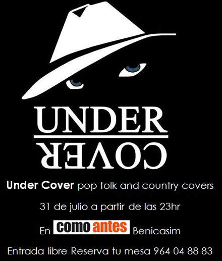 Under Cover pop folk and country covers en Como Antes Benicàssim